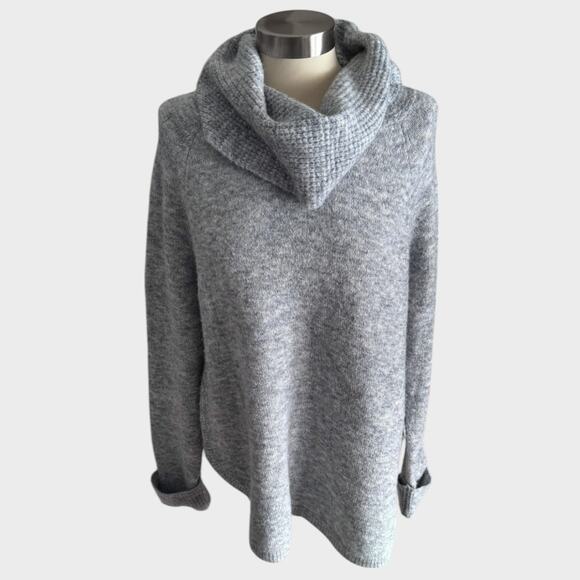 Style & Co XL Chunky Cowl Neck Sweater Gray - Picture 1 of 7